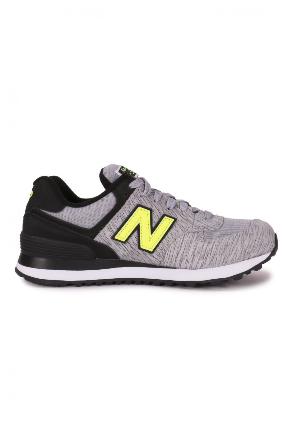 new balance 574 grise jaune fluo